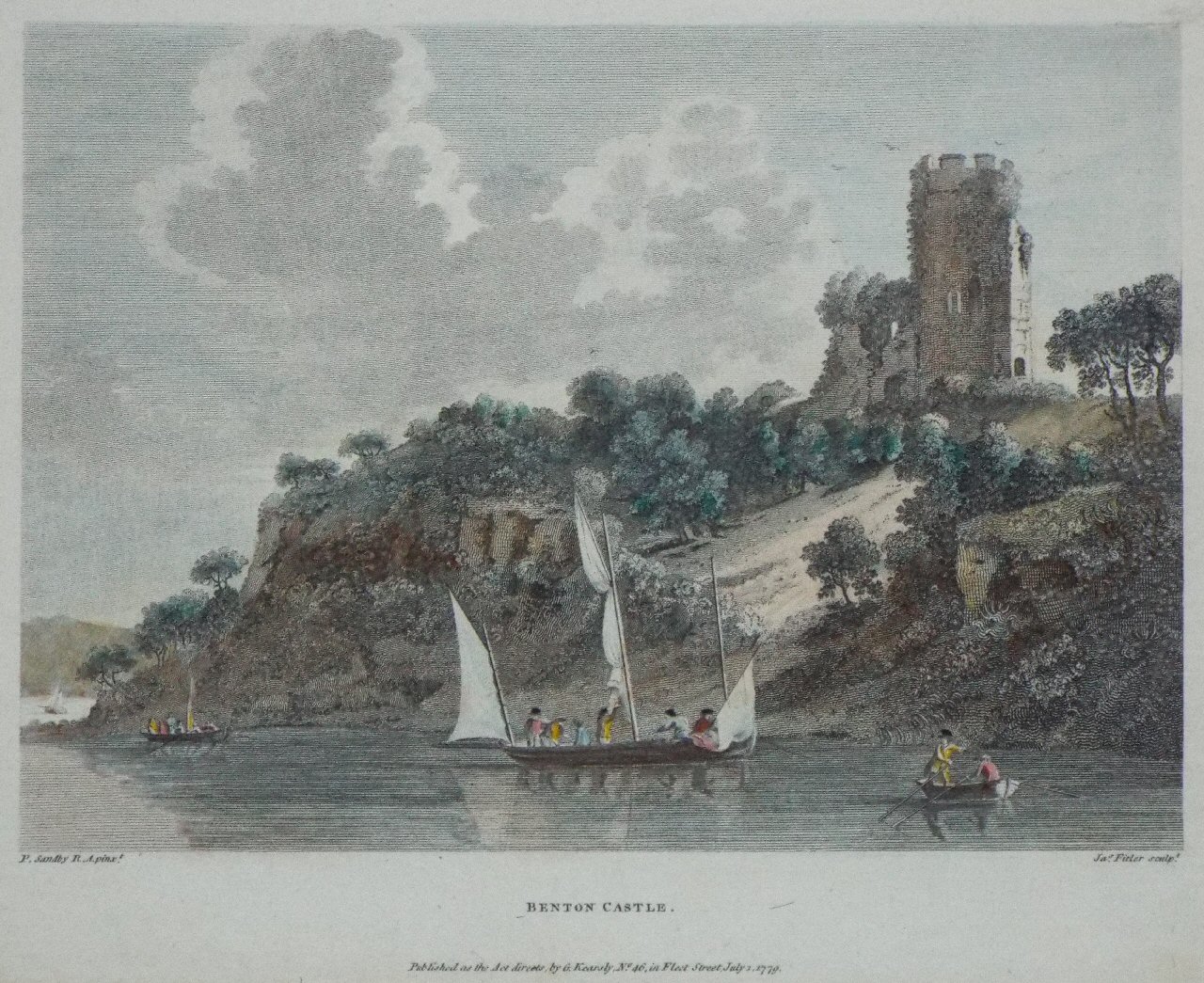 Print - Benton Castle. - Fitler